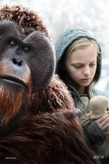 Plakat do filmu "Wojna o Planetę Małp" #472283