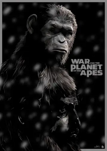 Plakat do filmu "Wojna o Planetę Małp" #772854