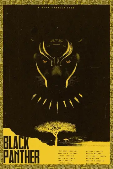 Plakat do filmu "Czarna Pantera" #563180