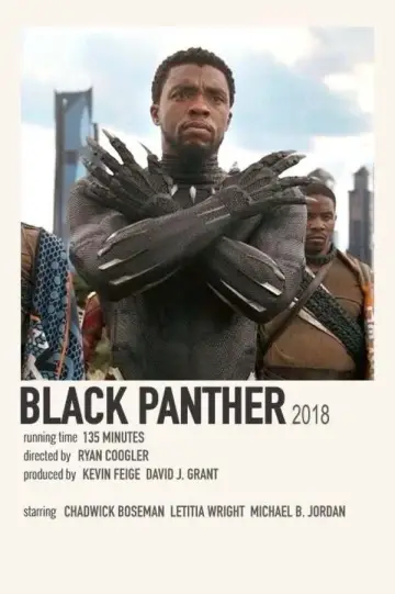 Plakat do filmu "Czarna Pantera" #799269