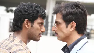 Zasłona do filmu "மத கஜ ராஜா" #1782840