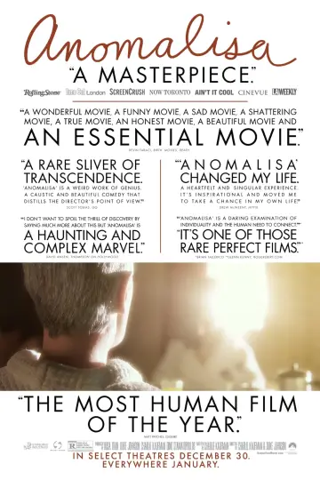Plakat do filmu "Anomalisa" #141458