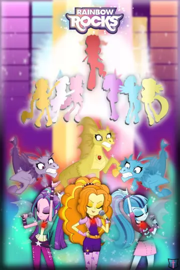 Plakat do filmu "My Little Pony: Equestria Girls – Rainbow Rocks" #1008116