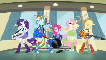 Zasłona do filmu "My Little Pony: Equestria Girls – Rainbow Rocks" #1185952