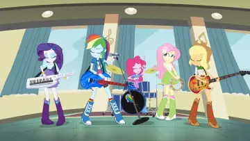 Zasłona do filmu "My Little Pony: Equestria Girls – Rainbow Rocks" #345142
