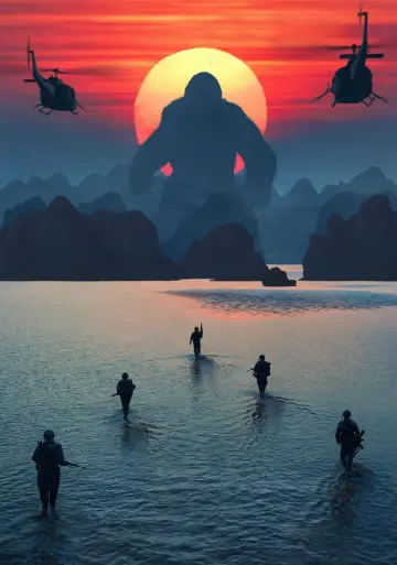 Plakat do filmu "Kong: Wyspa Czaszki" #313964