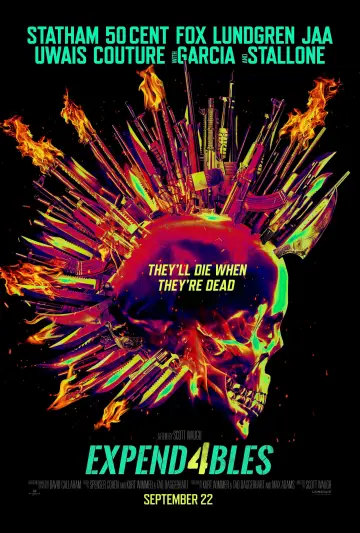 Plakat do filmu "Niezniszczalni 4" #1558