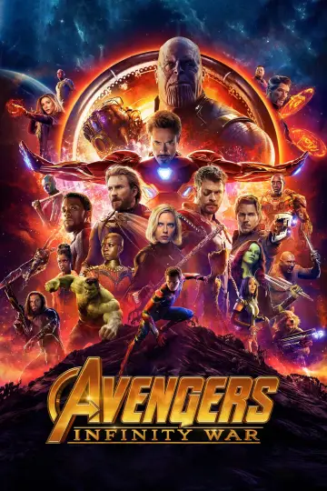 Plakat do filmu "Avengers: Wojna bez granic" #4007