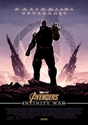 Plakat do filmu "Avengers: Wojna bez granic" #4016