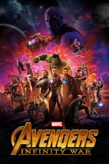 Plakat do filmu "Avengers: Wojna bez granic" #4027