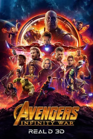 Plakat do filmu "Avengers: Wojna bez granic" #4057