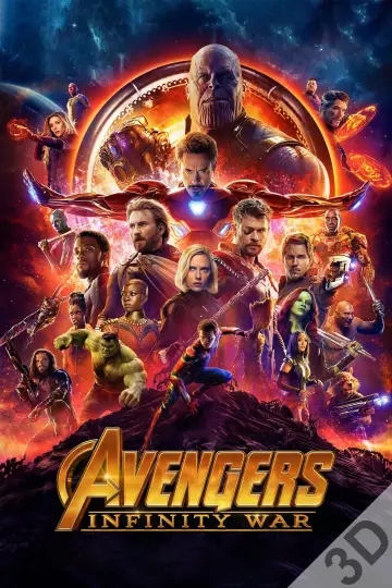 Plakat do filmu "Avengers: Wojna bez granic" #4062