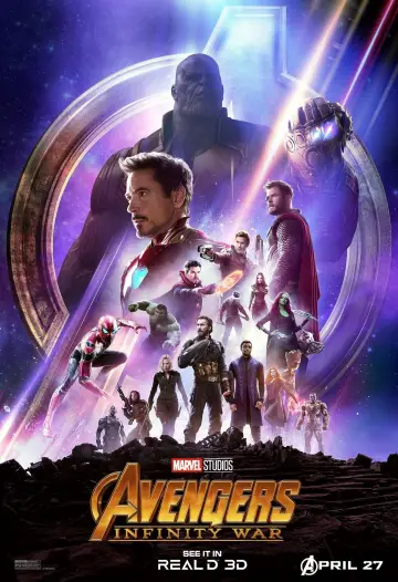 Plakat do filmu "Avengers: Wojna bez granic" #4089