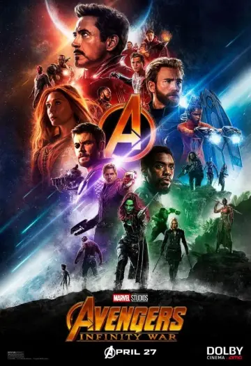 Plakat do filmu "Avengers: Wojna bez granic" #4093