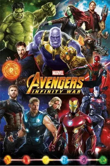 Plakat do filmu "Avengers: Wojna bez granic" #4111