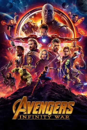 Plakat do filmu "Avengers: Wojna bez granic" #4121