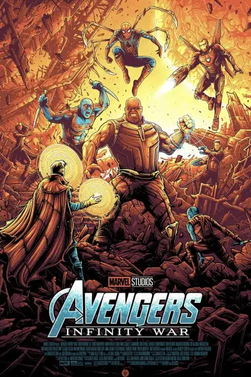 Plakat do filmu "Avengers: Wojna bez granic" #4135