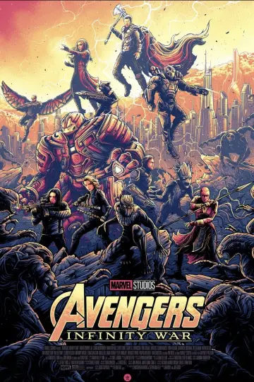 Plakat do filmu "Avengers: Wojna bez granic" #4136