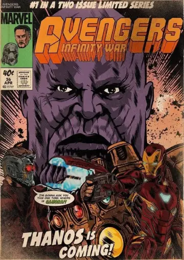 Plakat do filmu "Avengers: Wojna bez granic" #487411