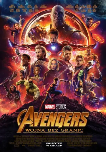 Plakat do filmu "Avengers: Wojna bez granic" #523801