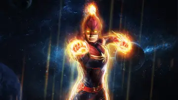 Zasłona do filmu "Kapitan Marvel" #259698