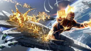 Zasłona do filmu "Kapitan Marvel" #573700