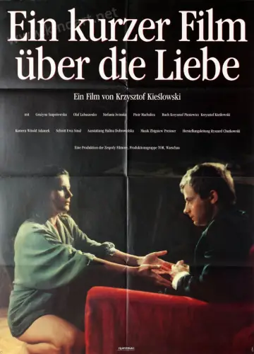 Plakat do filmu "Krótki film o miłości" #1804500