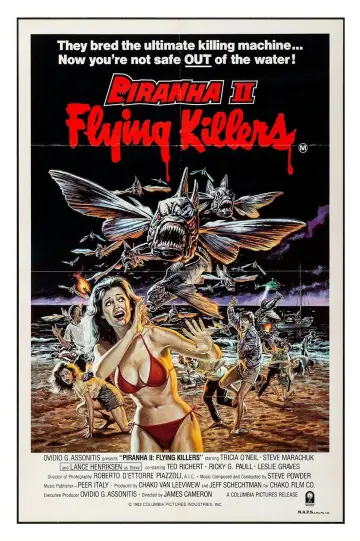 Plakat do filmu "Pirania II: Latający Mordercy" #1024886