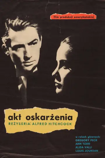Plakat do filmu "Akt oskarżenia" #1047755