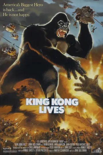 Plakat do filmu "King Kong Żyje" #1862203