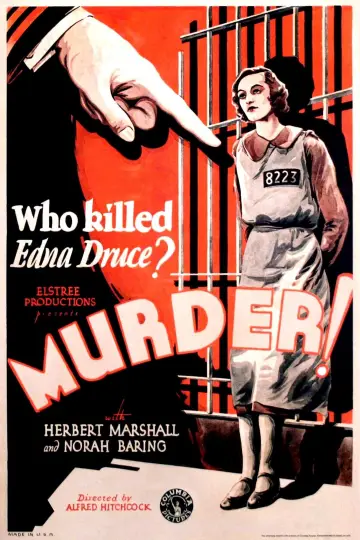Plakat do filmu "Morderstwo" #1103009