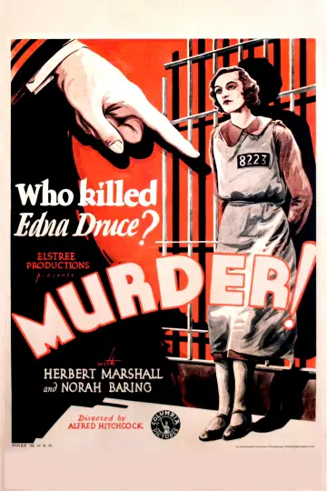 Plakat do filmu "Morderstwo" #1103010
