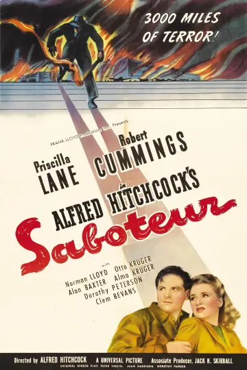 Plakat do filmu "Sabotaż" #255109