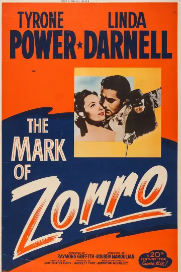 Plakat do filmu "Znak Zorro" #1039114