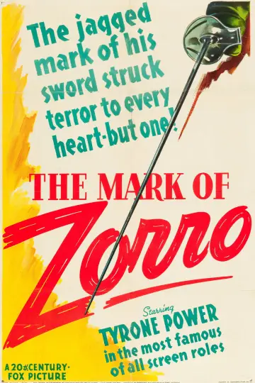 Plakat do filmu "Znak Zorro" #1039115