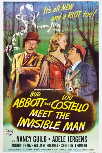 Plakat do filmu "Bud Abbott and Lou Costello Meet the Invisible Man" #1065476