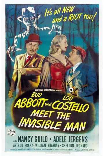 Plakat do filmu "Bud Abbott and Lou Costello Meet the Invisible Man" #1065478