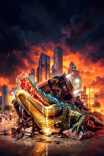 Plakat do filmu "Aligator" #1802063