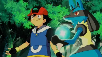Zasłona do filmu "Pokémon: Mew i bohater na fali - Lucario!" #883983