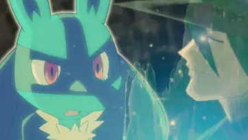 Zasłona do filmu "Pokémon: Mew i bohater na fali - Lucario!" #883988