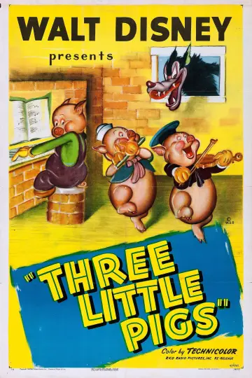 Plakat do filmu "Trzy małe świnki" #148758