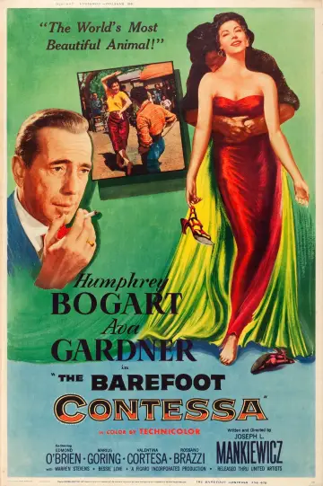 Plakat do filmu "Bosonoga Contessa" #1049075
