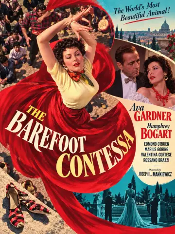 Plakat do filmu "Bosonoga Contessa" #1649950