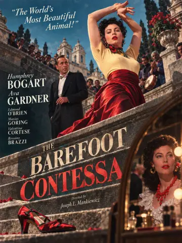 Plakat do filmu "Bosonoga Contessa" #1649951