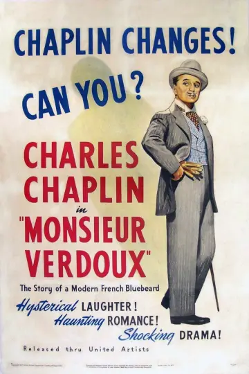 Plakat do filmu "Pan Verdoux" #187103