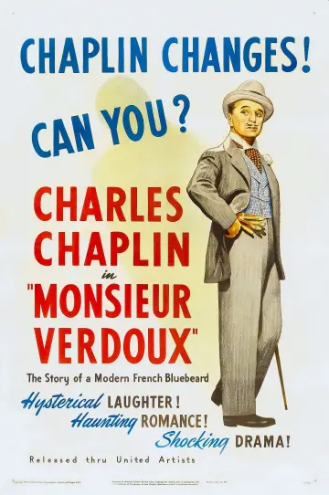 Plakat do filmu "Pan Verdoux" #187115
