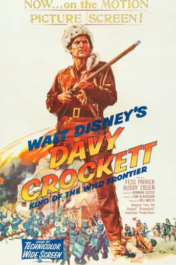 Plakat do filmu "Davy Crockett, król pogranicza" #1871511