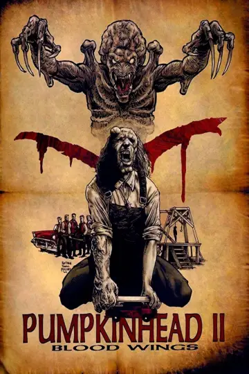 Plakat do filmu "Dyniogłowy II: Krwawe Skrzydła" #1063788