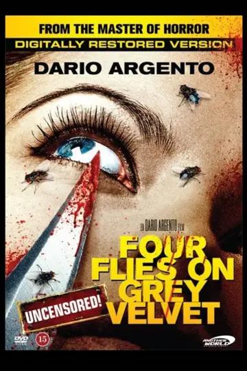 Plakat do filmu "Cztery Muchy na Szarym Aksamicie" #153782