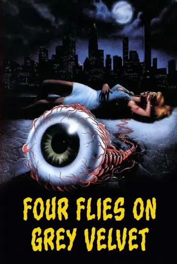 Plakat do filmu "Cztery Muchy na Szarym Aksamicie" #153784